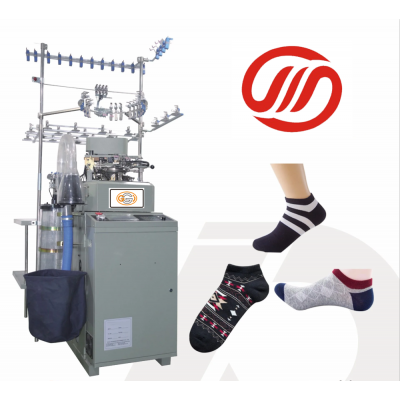 6FP computerzied jacquard socks knitting machine