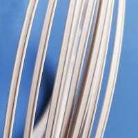 High quality factory directly sell double core Plastic nose wire in white plastic strip 5 mm nose bridge